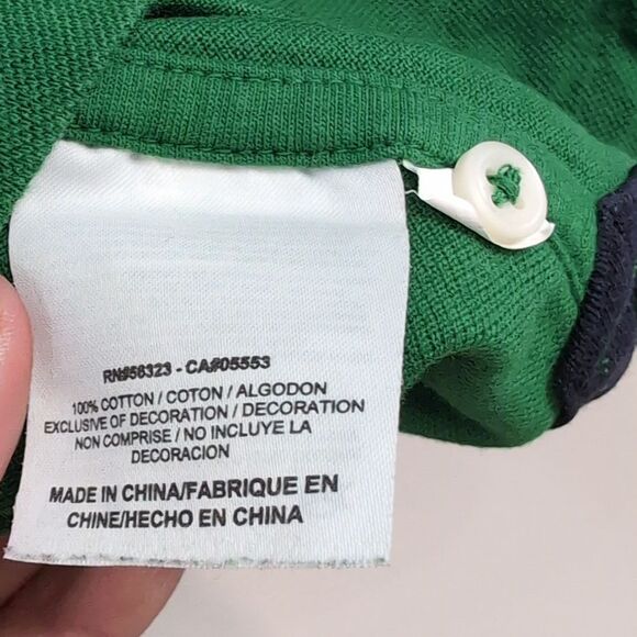 Vintage Nike Green Sneaker Logo Polo Sz XL - Picture 6 of 9